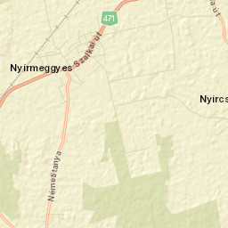 Nyírmeggyes Street Map