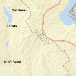 Comuna Mihălăşeni Street Map