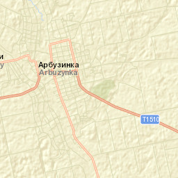 Arbuzynka Street Map