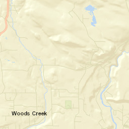 Woods Creek Street Map