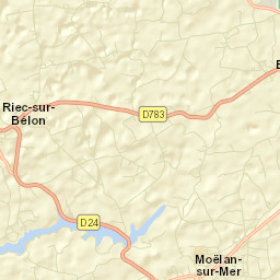Moëlan-sur-Mer Street Map