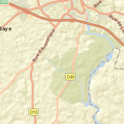 Quimperlé Street Map