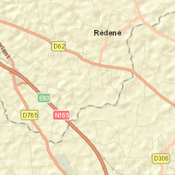 Rédené Street Map