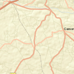 Camors Street Map