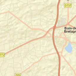 Bain-de-Bretagne Street Map