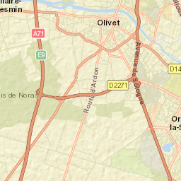 Olivet Street Map