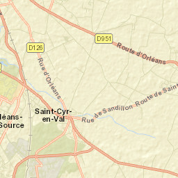 Saint-Cyr-en-Val Street Map