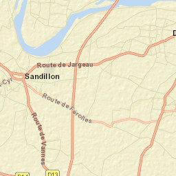 Sandillon Street Map