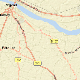 Férolles Street Map