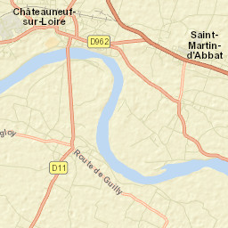 Châteauneuf-sur-Loire Street Map