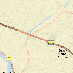 Bray-en-Val Street Map