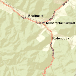 Münstertal/Schwarzwald Street Map
