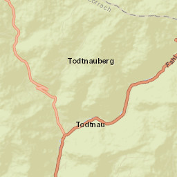 Todtnau Street Map
