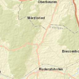 Ruderatshofen Street Map