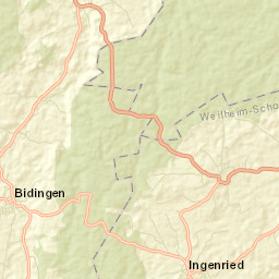 Bidingen Street Map