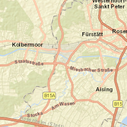 Rosenheim Street Map