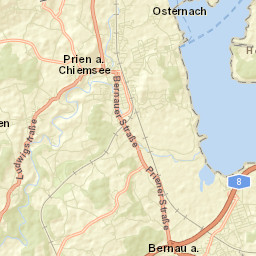 Prien am Chiemsee Street Map
