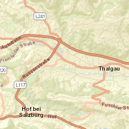 Thalgau Street Map