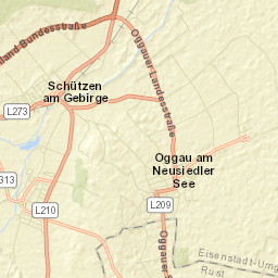 Oggau Street Map