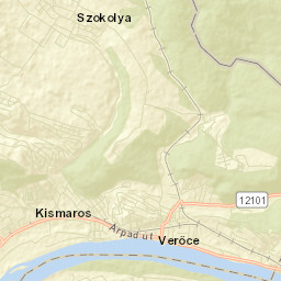 Verőce Street Map