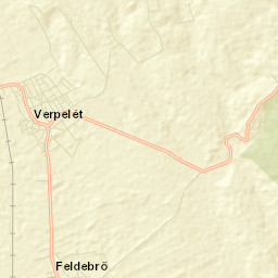 Verpelét Street Map