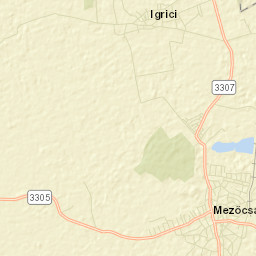 Mezőcsát Street Map