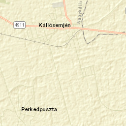 Kállósemjén Street Map