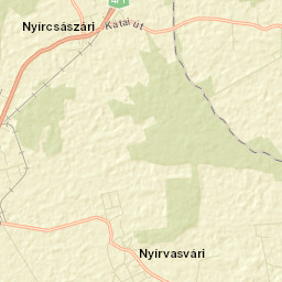 Nyírvasvári Street Map
