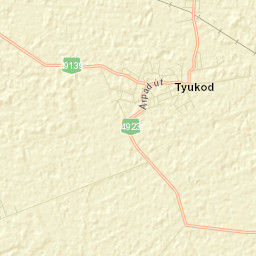 Tyukod Street Map