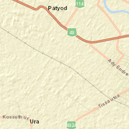 Csengeri Járás Street Map