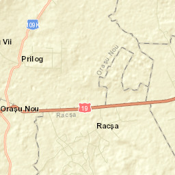 Comuna Oraşu Nou Street Map