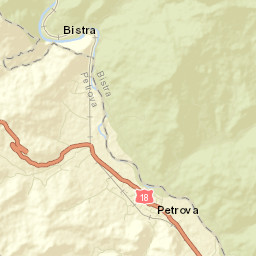 Comuna Bistra Street Map