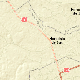 Comuna Horodnic De Jos Street Map