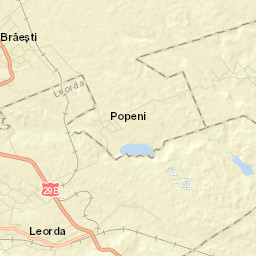 Comuna Brăeşti Street Map