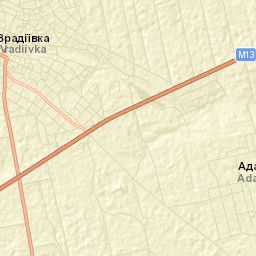 Vradiyivka Street Map