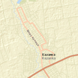 Kazanka Street Map