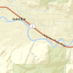 Gold Bar Street Map