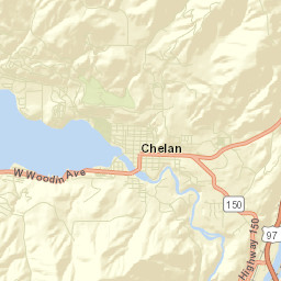 Chelan Street Map