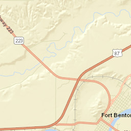 Fort Benton Street Map