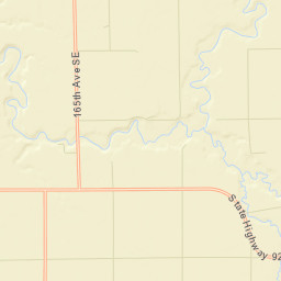 Red Lake County Street Map