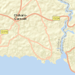 Guidel-Plage Street Map