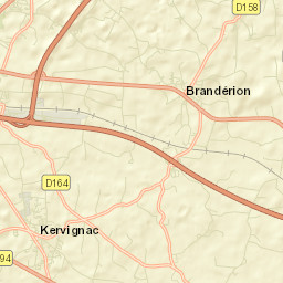 Kervignac Street Map