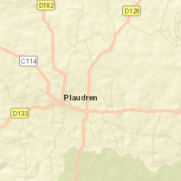 Plaudren Street Map