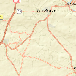 Malestroit Street Map