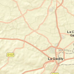 La Gacilly Street Map