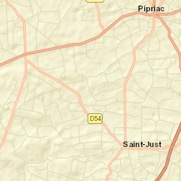 Pipriac Street Map