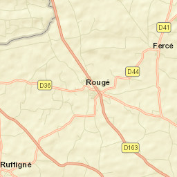 Rougé Street Map