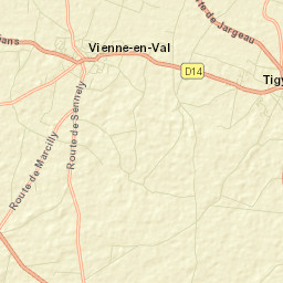 Vienne-en-Val Street Map