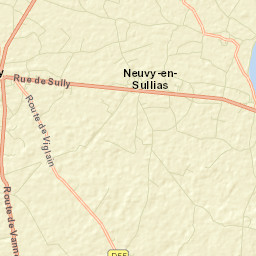 Tigy Street Map