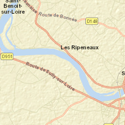 Saint-Père-sur-Loire Street Map